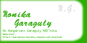 monika garaguly business card